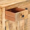 vidaXL Сервант 59x35x75 см Необроблений Масив Дерева Манго