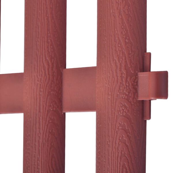 vidaXL Розмежовувач для Газону 17 шт Коричневий 10 м