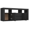801815 vidaXL TV Cabinet Black 120x30x50 cm Chipboard