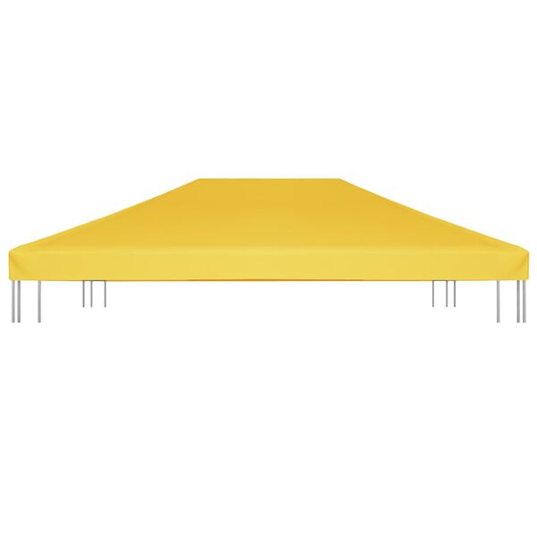 vidaXL Покриття для Альтанки 270 г/м² Жовтий 4x3 м