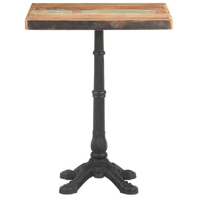 vidaXL Столик для бістро 60x60x76 см Масив відновленої деревини