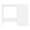 vidaXL Письмовий cтіл Білий 100x50x76 см ДСП