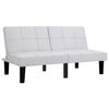 vidaXL 2-Місний диван Білий Штучна шкіра