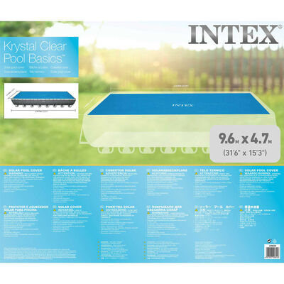 Intex Сонячне Накриття для Басейну Прямокутне 975x488 см