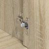 800678 vidaXL Sideboard Sonoma Oak 88x30x70 cm Chipboard