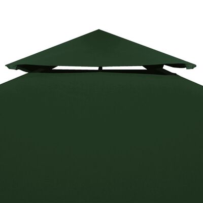 vidaXL Змінне покриття для альтанки 310 г/м² Зелений 3х3 м