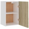 801255 vidaXL Hanging Cabinet Sonoma Oak 39,5x31x60 cm Chipboard