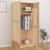 800633 vidaXL Wardrobe Sonoma Oak 90x52x200 cm Chipboard
