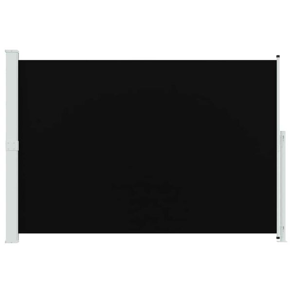 vidaXL Бічний Висувний Тент для Дворика Чорний 200x300 см