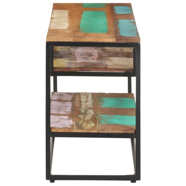 vidaXL Тумба під телевізор 130x30x45 см Масив відновленої деревини