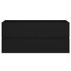 804765 vidaXL Sink Cabinet Black 100x38,5x45 cm Chipboard