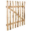 vidaXL Одностулкові ворота 100х100 см Горіхове дерево