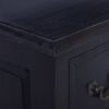 vidaXL Комод Чорна Кава Масив Червоного Дерева