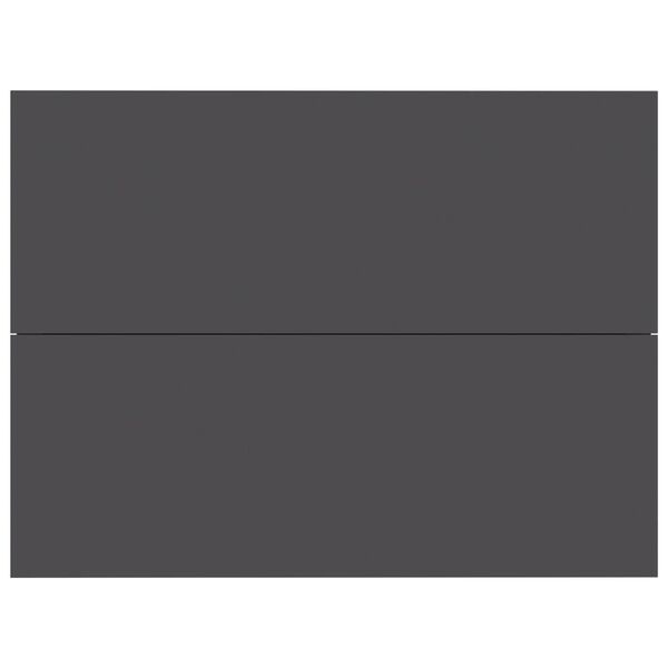 vidaXL Приліжкова тумба Сірий 40x30x30 см ДСП