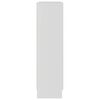 vidaXL Шафа-вітрина Білий 82,5x30,5x115 см ДСП