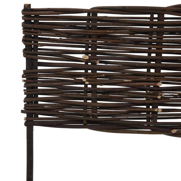 vidaXL Садовий Паркан з Верболозу 5 шт 120х35 см
