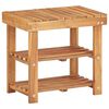 vidaXL Стелаж для взуття 50x32x45 см Масив акації