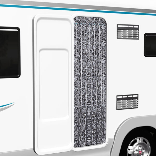 vidaXL Завіса від Комах Коричневий і Бежевий 56x185 см Синель