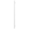 804611 vidaXL Bathroom Mirror High Gloss White 60x1,5x37 cm Chipboard