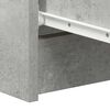 vidaXL Сервант Сірий бетон 60x35x98,5 см Деревні пластики