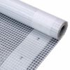 vidaXL Брезент Leno Tarpaulin Білий 260 г/м&sup2; 4x5 м