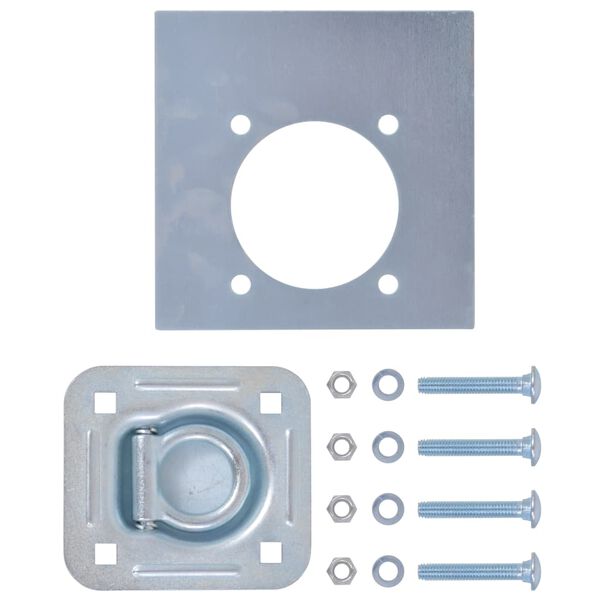 vidaXL Кріпильні Петлі для Причепа 6 шт 2000 кг Оцинкована Сталь