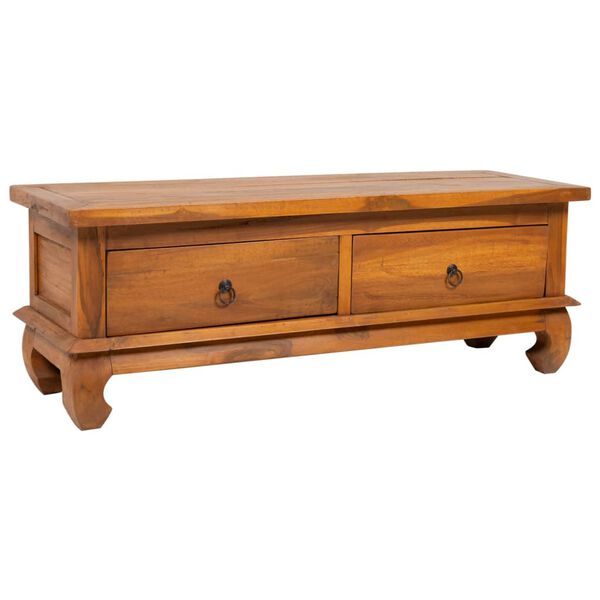 vidaXL Тумба під телевізор 110x35x40 см Масив тикового дерева