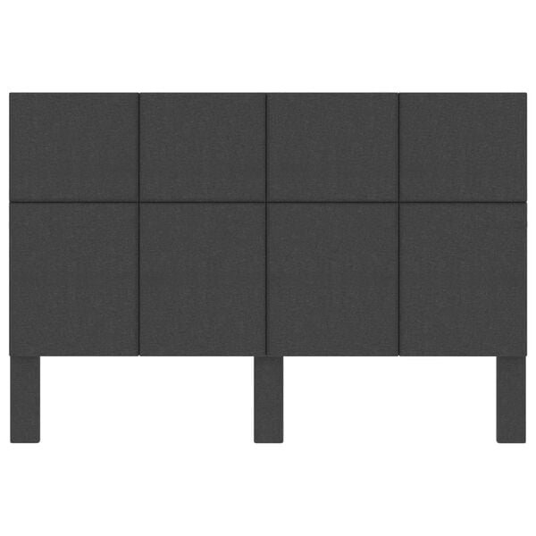 vidaXL Узголів'я Ліжка Темно-Сірий 160x200 см Тканина