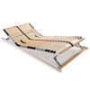 vidaXL Ламельна основа ліжка 28 ламелей 7 зон 80x200 см