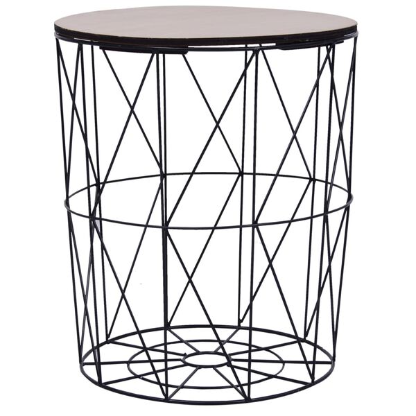 vidaXL Журнальні столики 3 шт Чорний