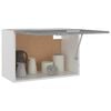 802517 vidaXL Hanging Cabinet Concrete Grey 60x31x40 cm Chipboard