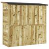 vidaXL Сарай для Садового Інструменту 182x76x175 см Просочена Сосна