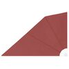 vidaXL Висувний Бічний Тент для Балкону Теракотовий 160x240 см
