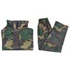 130192 Men's Camo Print 2-Piece Rain Suit with Hood XXL