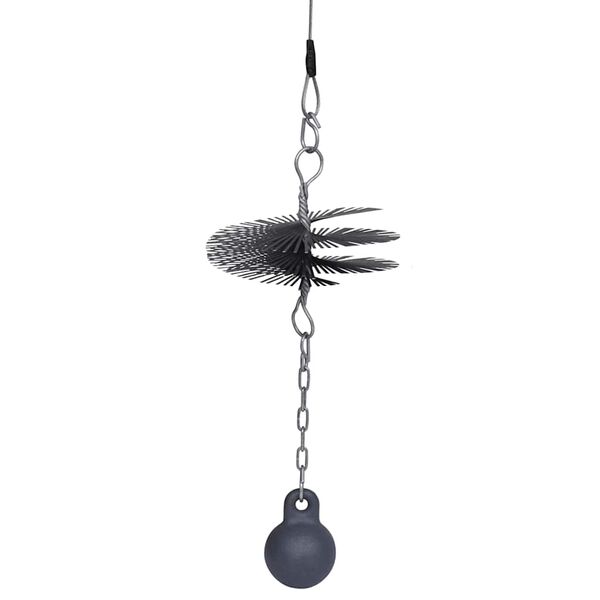 vidaXL Кругла Щітка для Чищення Димоходу Діаметром 15 см