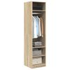 800237 vidaXL Wardrobe Sonoma Oak 50x50x200 cm Chipboard