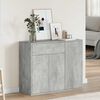 800679 vidaXL Sideboard Concrete Grey 88x30x70 cm Chipboard