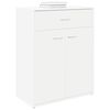 800711 vidaXL Sideboard White 60x30x75 cm Chipboard