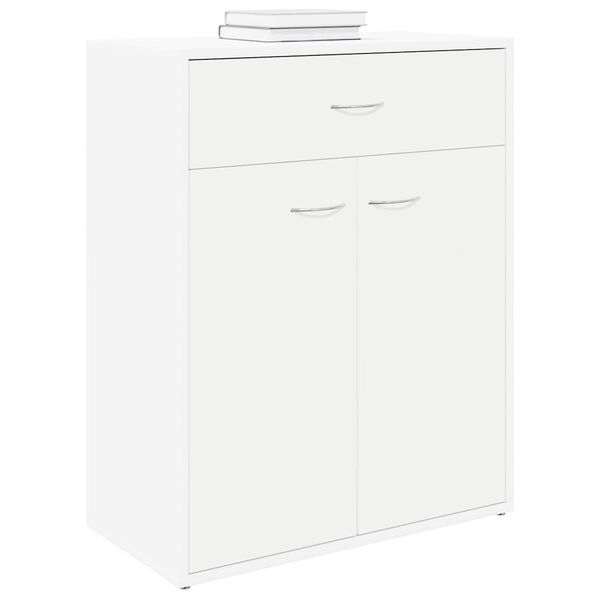 800711 vidaXL Sideboard White 60x30x75 cm Chipboard