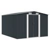 vidaXL Садовий Сарай Антрацит 257x298x178 см Метал