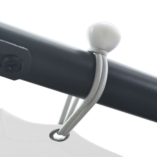 vidaXL Альтанка Білий 3x3x2,6 м 180 г/м²