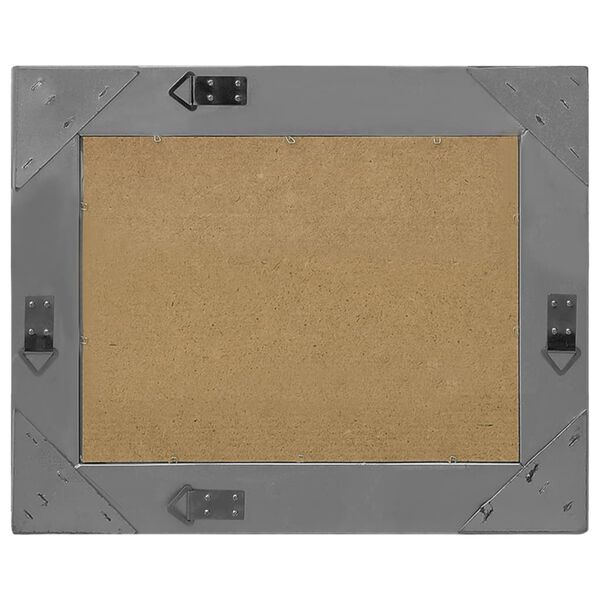 vidaXL Настінне Дзеркало в Cтилі Бароко Чорний 60x40 см