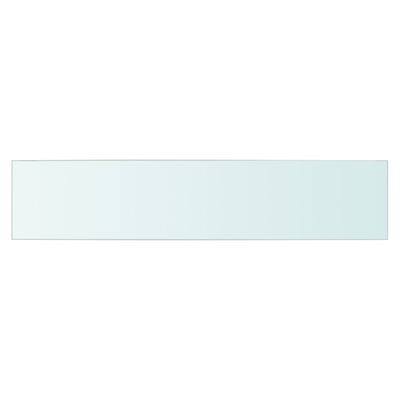 vidaXL Скляна панель для полиці Прозорий 70х15 см