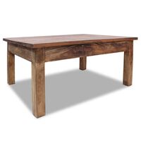 vidaXL Журнальний столик 98x73x45 см Масив відновленої деревини