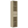 vidaXL Книжкова шафа Дуб сонома 36x30x171 см ДСП