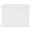 vidaXL Навісна полиця з висувними шухлядами Білий 60x26x18,5 см ДСП