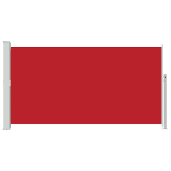 vidaXL Бічний Висувний Тент для Дворика Червоний 170х300 см