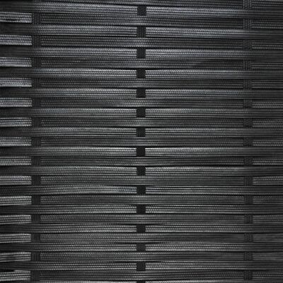 vidaXL Комплект Меблів для Бістро 3 Од. з Подушками Чорний Поліротанг