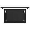 vidaXL Комплект Меблів для Ванної Кімнати 2 Од. Чорний ДСП