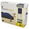 Intex Надувний матрац Dura-Beam з насосом Синій 152x203x25 см
